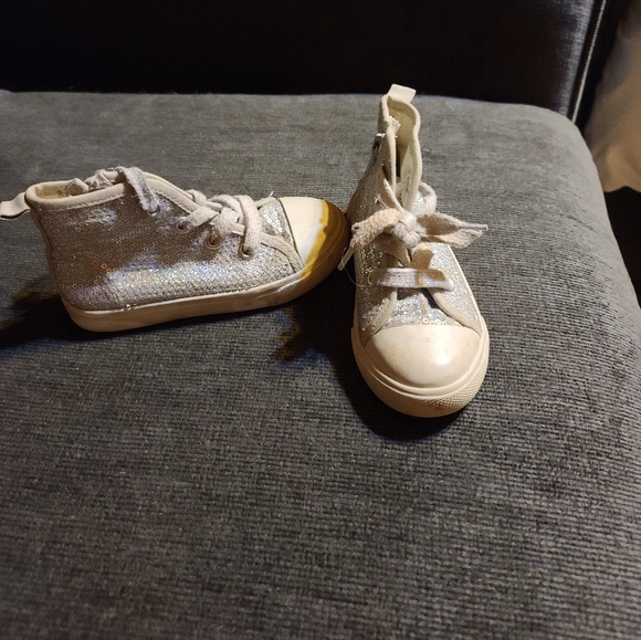 Cat & Jack Sequined High Tops - Picture 1 of 6